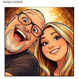 Meet your Posher, Doug . Pictured are my wife Tammy and her retired SD Bear.